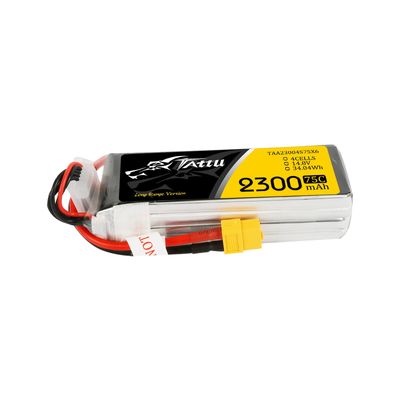 Tattu 2300mAh 4S 75C 14,8V LiPo-batteri – XT60 kontakt – FPV Classic