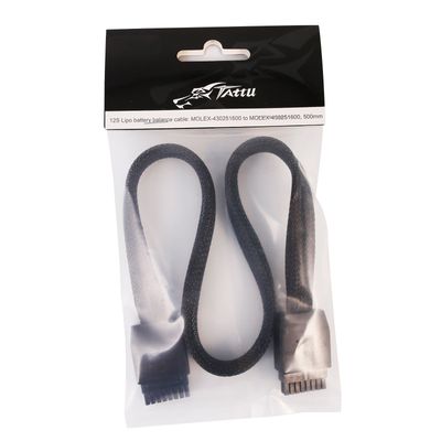 Tattu 12S LiPo-batteri balans kabel: MOLEX-430251600 to MOLEX-430251600,500mm