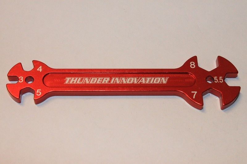 Turnbuckle Nyckel Multi 3, 4, 5, 5.5, 7, 8mm