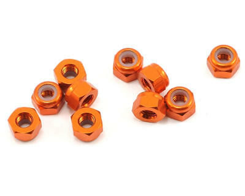 Låsmutter 3mm Aluminium (10 st)