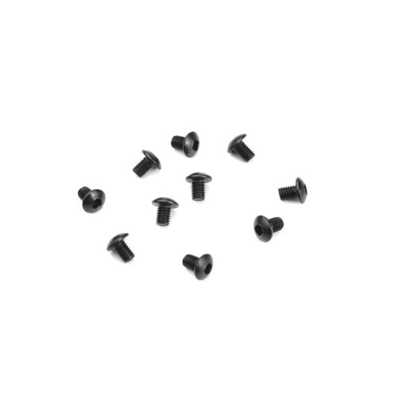 M3x4mm Button Head Screws (black, 10pcs) EB410