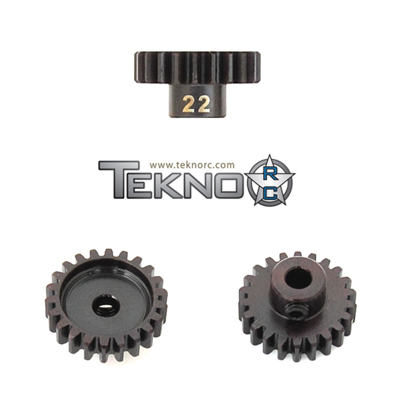 TKR4182 Pinion Gear 22T MOD1 5 mm axel Tekno RC