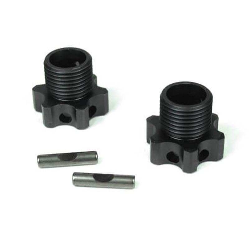 Hjulnav 17mm Aluminum 2mm offset Tekno RC EB48.4/EB48 2.0