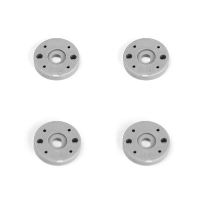 TKR6705 Shock Piston Set (2×1.7, 2×1.8, flat/flat, 13mm, 4pcs)