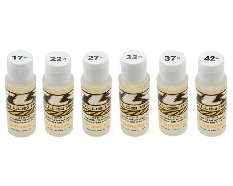 Stötdämparolja 6PK 17.5, 22.5, 27.5, 32.5, 37.5, 42.5 2oz Losi