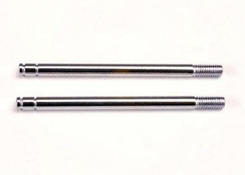 TRX1664 Shock shafts - steel - chrome finish