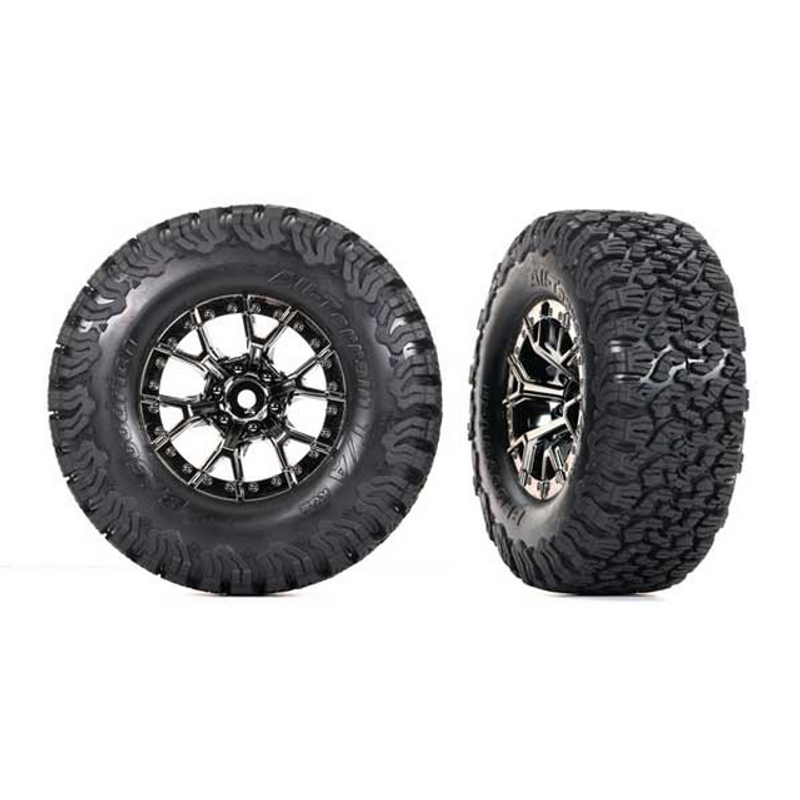 TRX10187-BLKCR Däck & Fälg BFGoodrich All-Terrain T/A Svartkrom 2.2/3.0''