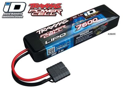 TRX2869X Li-Po Batteri 2S 7,4V 7600mAh 25C iD-kontakt