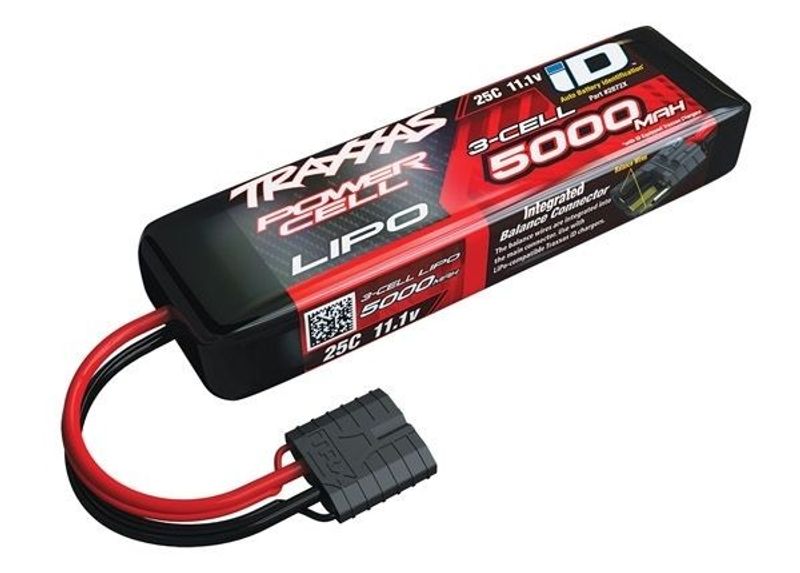 TRX2872X LiPo 3S 11,1V 25C 5000mAh TRX ID-kontakt