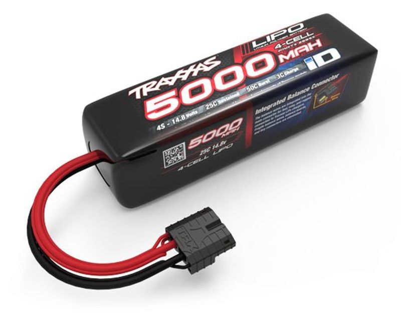 TRX2889X Li-Po Batteri 4S 14,8V 5000mAh 25C Traxxas iD-Kontakt