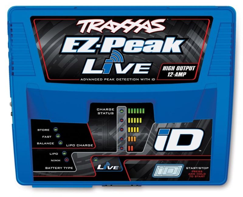 TRX2971GX EZ-Peak Live 12A NiMH/Li-Po Laddare Auto ID