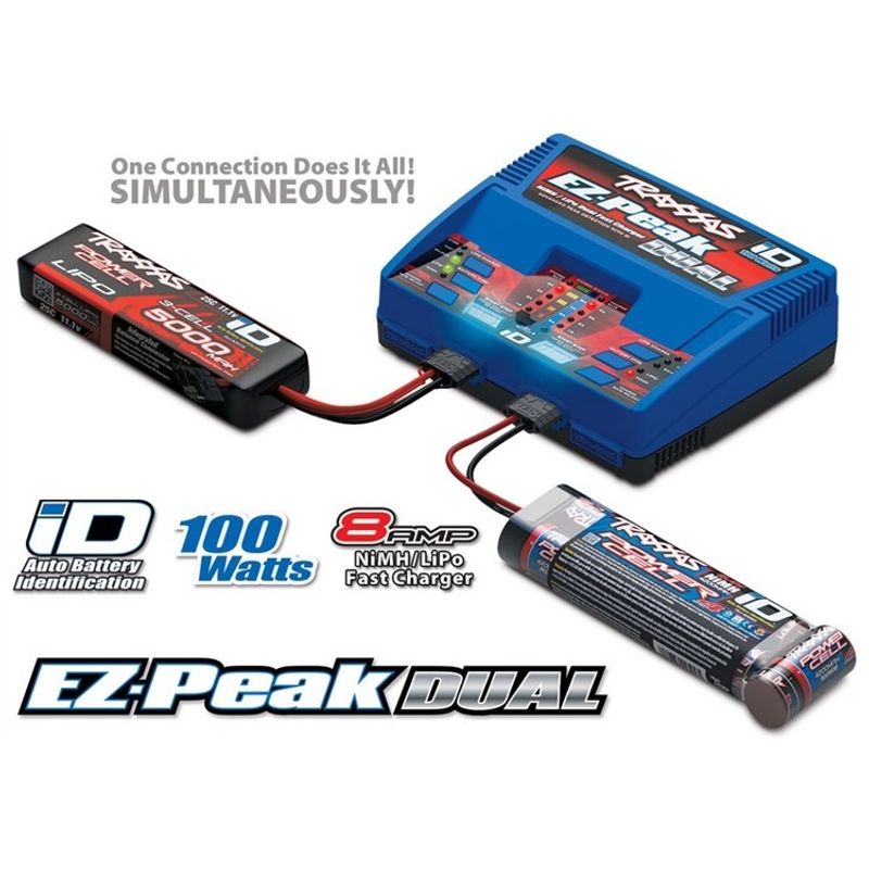 TRX2972GX Laddare Dual ID Amp8/100Watt