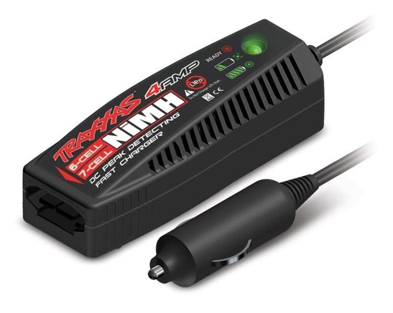 TRX2975 Laddare 12Volt 4 Amp 6-7 Cell NiMh Auto ID