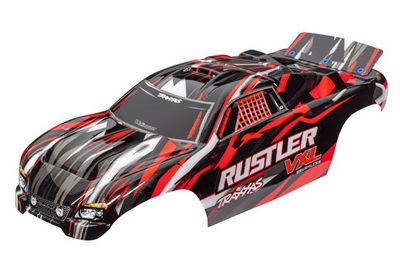 Kaross Rustler 2WD Målad