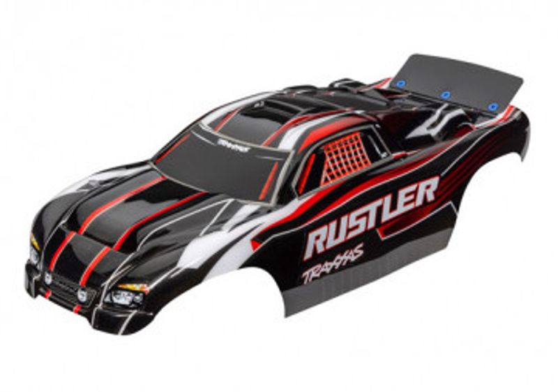 Kaross Rustler 2WD Målad