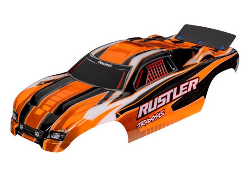 Kaross Rustler 2WD Målad