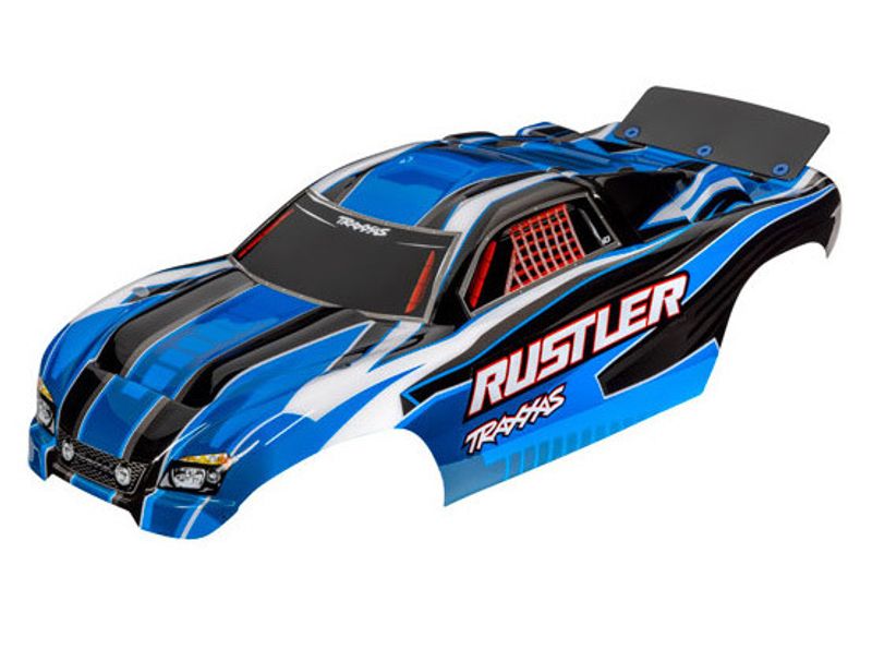 Kaross Rustler 2WD Målad
