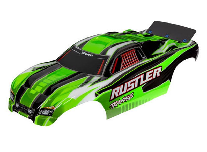 Kaross Rustler 2WD Målad