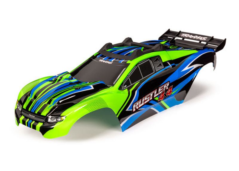 Kaross Traxxas Rustler 4x4 Målad