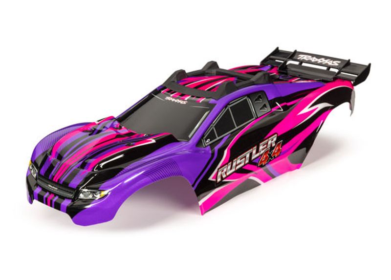 Kaross Traxxas Rustler 4x4 Målad