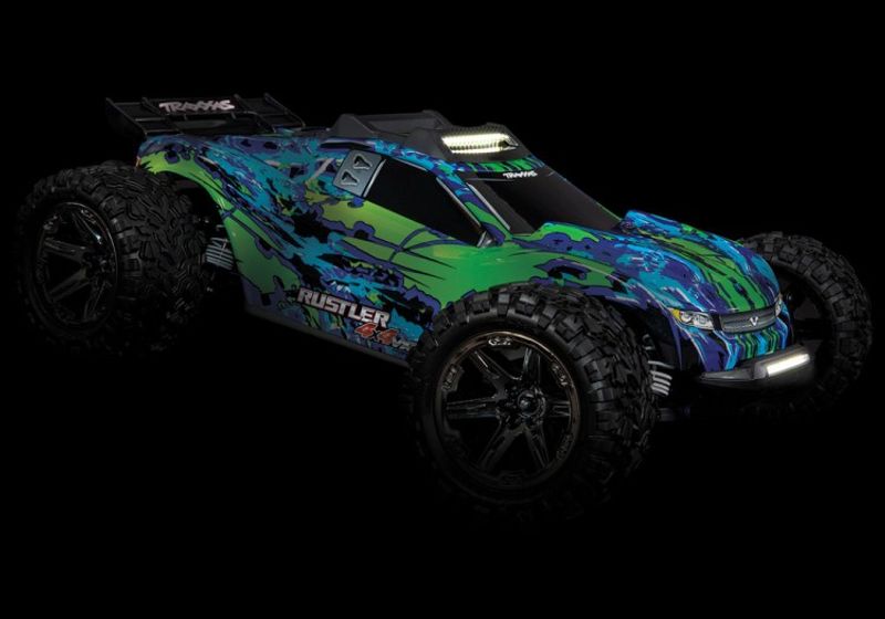 TRX6795 LED Ljus Fram & Tak Set Komplett Rustler 4x4