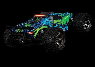 TRX6795 LED Ljus Fram & Tak Set Komplett Rustler 4x4