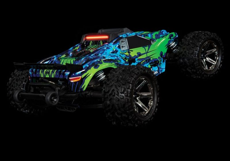 TRX6795 LED Ljus Fram & Tak Set Komplett Rustler 4x4