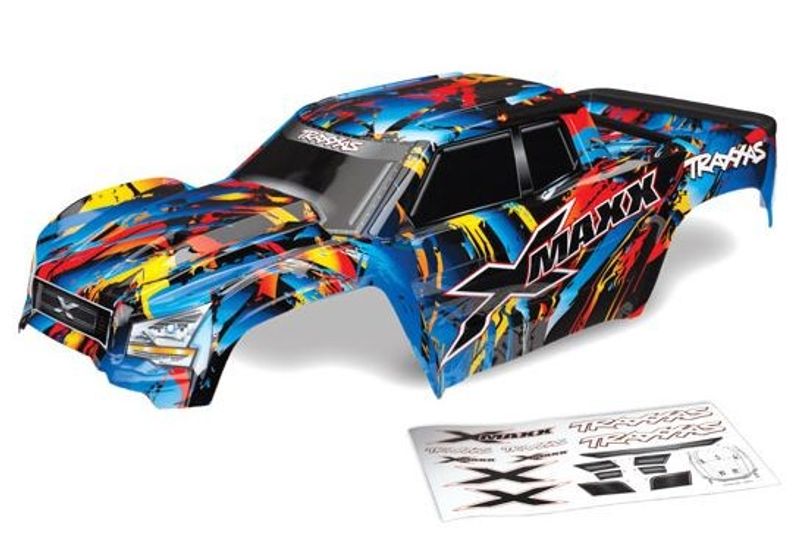 TRX7711T Kaross X-Maxx Rock 'n' Roll inkl. Dekaler