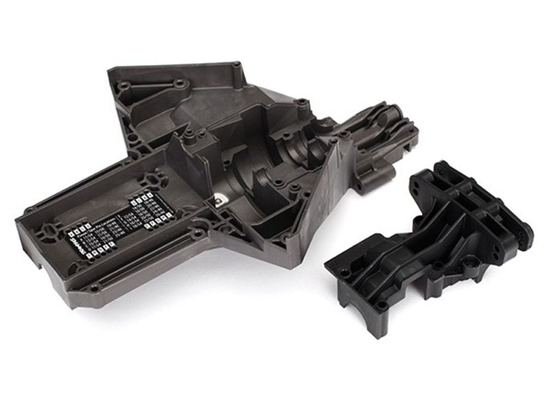 TRX7727A Konsoll bak HD övre o undre X-Maxx 8S