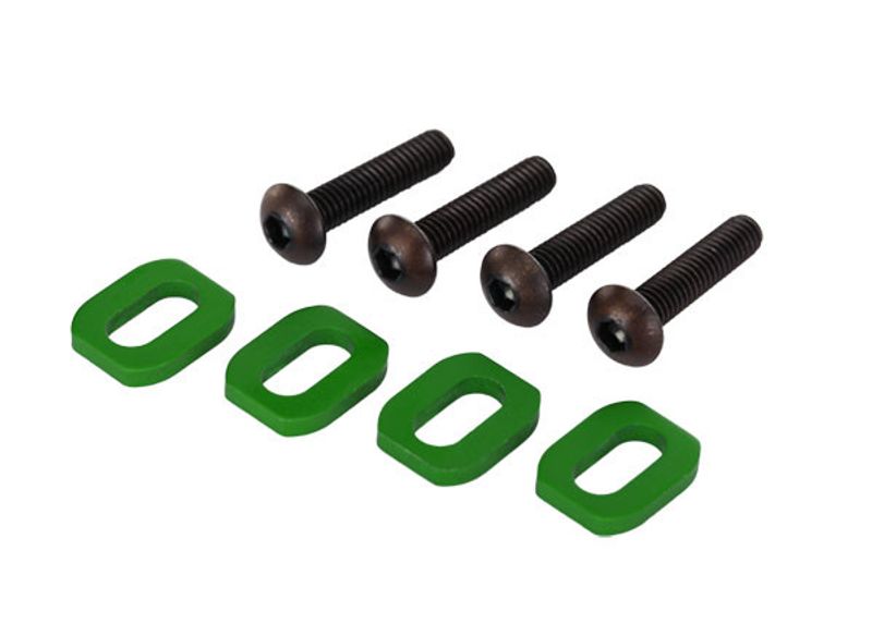 Brickor för motorfäste Alu med skruv (4) X-Maxx/XRT