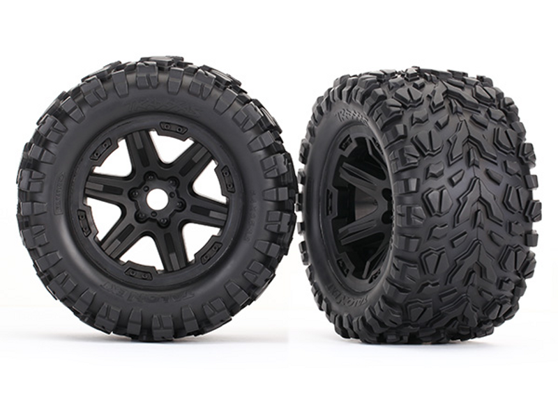 TRX8672 Däck & Fälg Talon EXT/Carbide Svart 3.8"