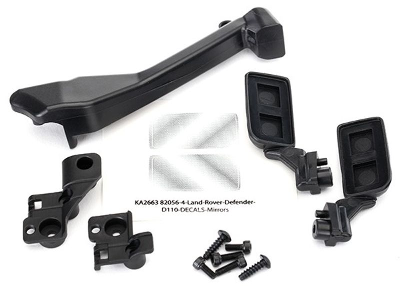 TRX8020 Backspeglar, Snorkel Land Rover Defender 1/10