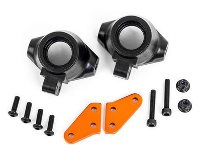 Styrspindlar (plast) + Armar Alu (Par) Traxxas Sledge