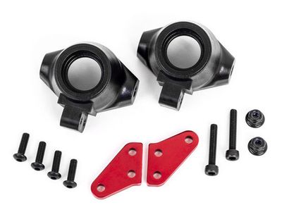 Styrspindlar (plast) + Armar Alu (Par) Traxxas Sledge