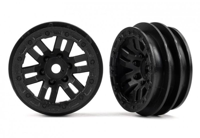 TRX9768 Fälg 12-Eker Svart 1.0" (2) TRX-4M