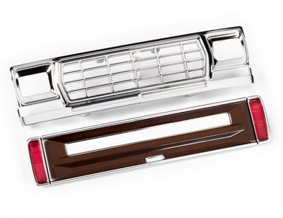 TRX9819 Grill, Bakläm med LED-glas Ford F-150 TRX-4M 1/18