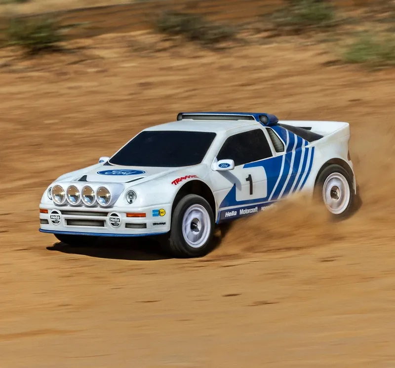 Mini Rally Ford RS200 RTR TQi VXL-3s - USB-C Laddare / 2s LiPo