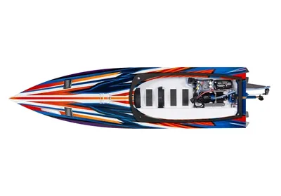 Traxxas Spartan-SR BL TQi TSM Självrätande RC-båt Orange