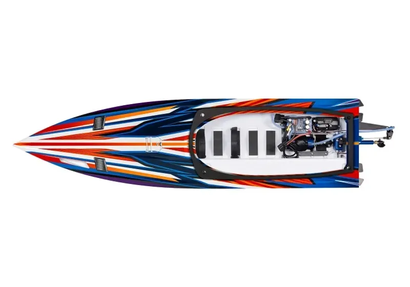 Traxxas Spartan-SR BL TQi TSM Självrätande RC-båt Orange