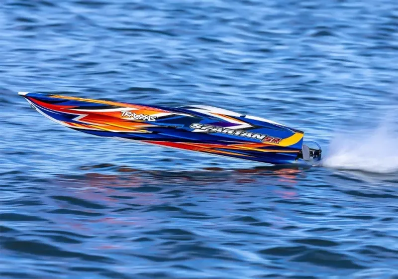 Traxxas Spartan-SR BL TQi TSM Självrätande RC-båt Orange