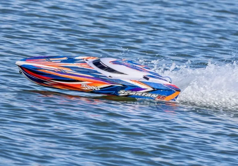 Traxxas Spartan-SR BL TQi TSM Självrätande RC-båt Orange