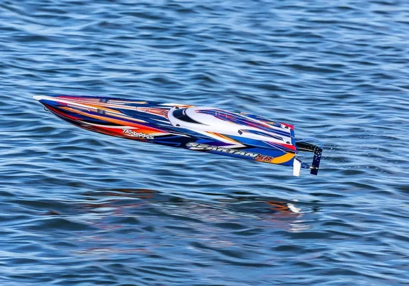Traxxas Spartan-SR BL TQi TSM Självrätande RC-båt Orange