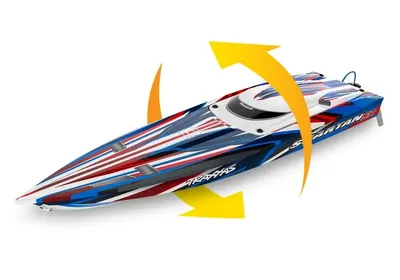 Traxxas Spartan-SR BL TQi TSM Självrätande RC-båt Orange