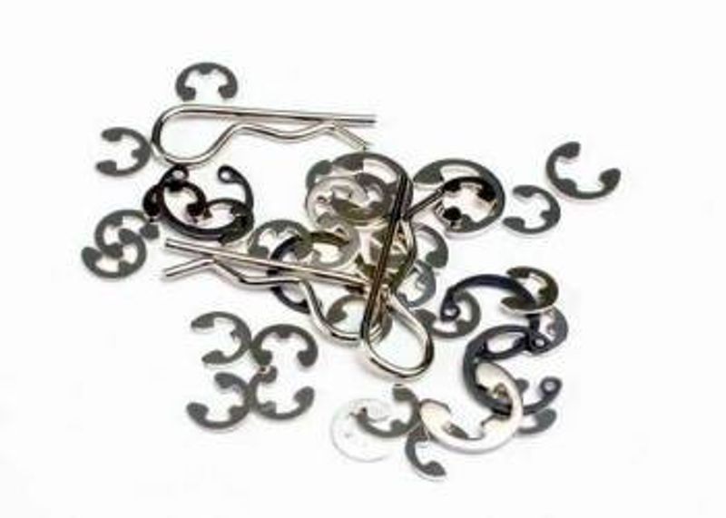 TRX1633E-Clips C-ring sats Traxxas Slash 2wd