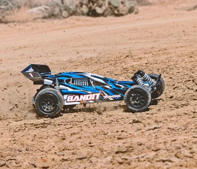 Bandit 2WD 1/10 RTR TQ EHD Blue-X USB-C Laddare/ 7 cell NiMH 3000mAh