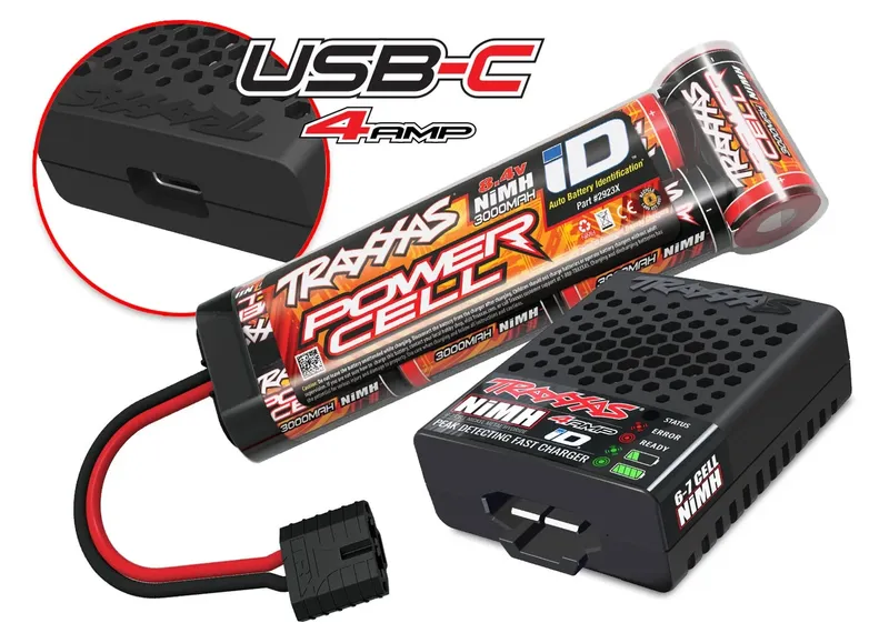 Bandit 2WD 1/10 RTR TQ EHD Blue-X USB-C Laddare/ 7 cell NiMH 3000mAh