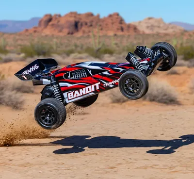 Bandit 2WD 1/10 RTR TQ EHD Red-X USB-C Laddare/ 7 cell NiMH 3000mAh