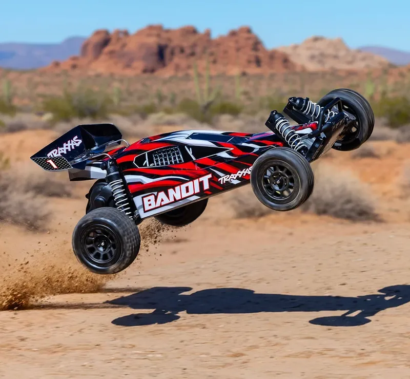 Bandit 2WD 1/10 RTR TQ EHD Red-X USB-C Laddare/ 7 cell NiMH 3000mAh
