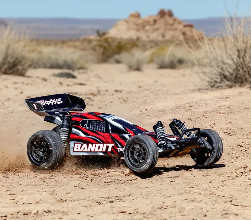 Bandit 2WD 1/10 RTR TQ EHD Red-X USB-C Laddare/ 7 cell NiMH 3000mAh