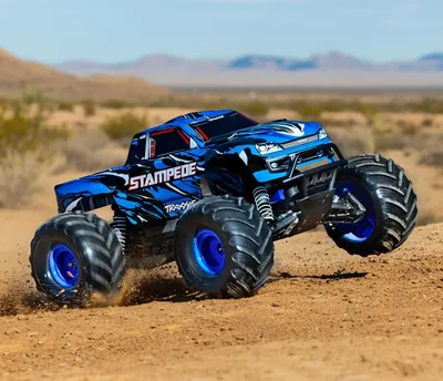 Traxxas Stampede 2WD 1/10 RTR TQ EHD Blå - Inkl. Batteri & Laddare